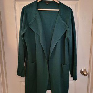 J. Crew Juliette collarless sweater blazer